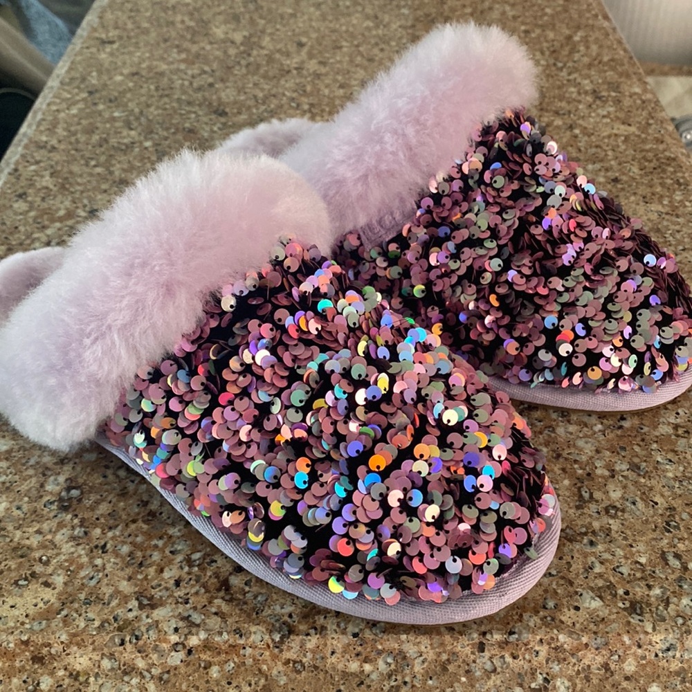 UGG sequined slippers